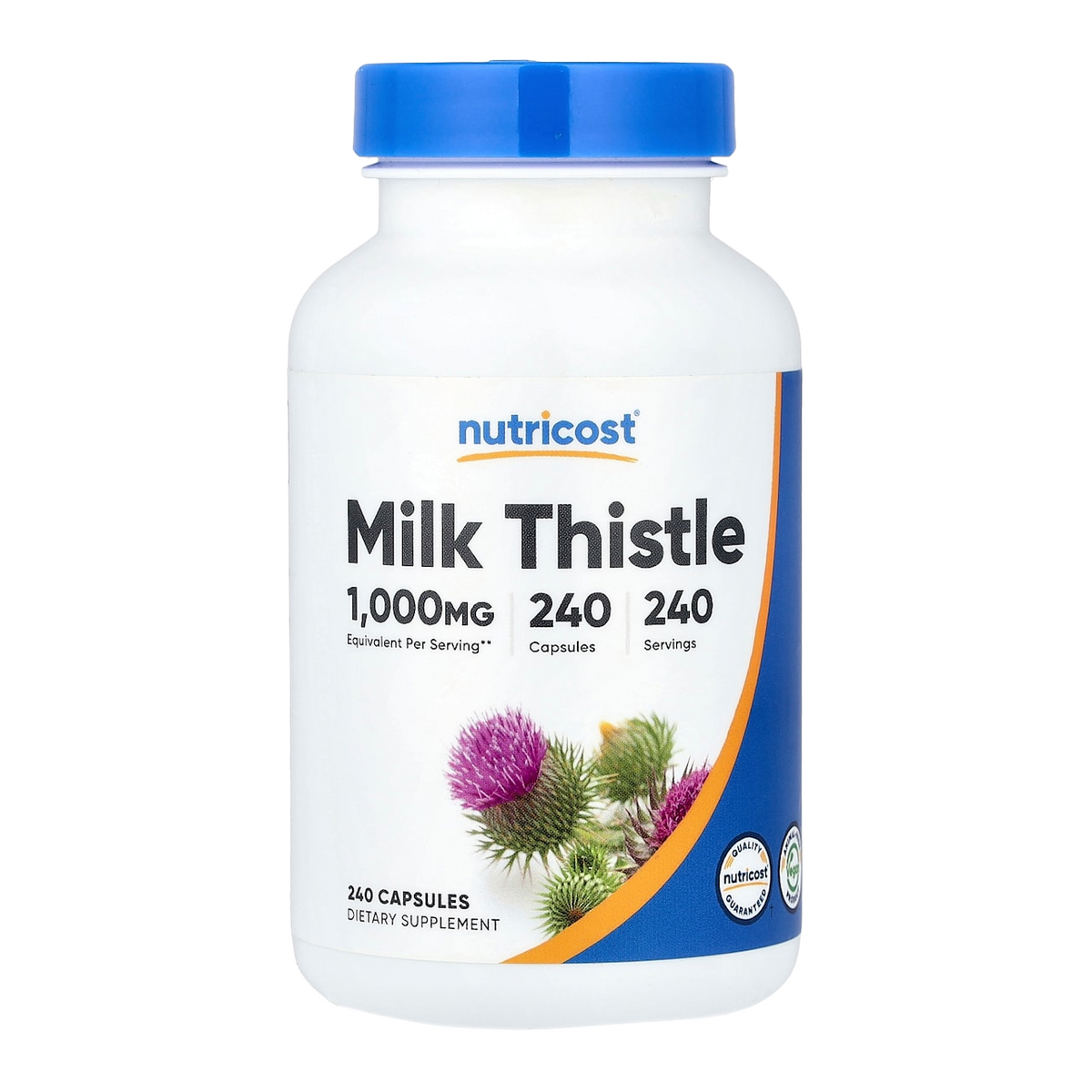 milk thistle 1000mg 240 nutricost