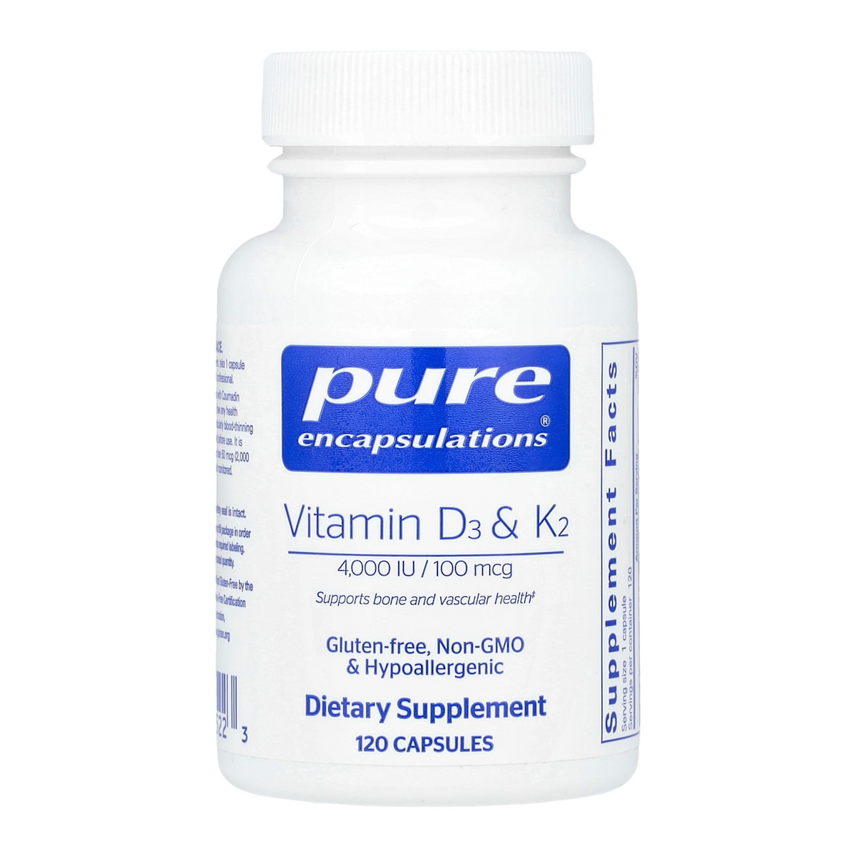 vitamin d3 k2 120 pure encapsulations