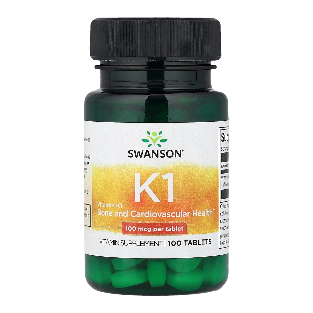 vitamin k1 100mcg 100 swanson