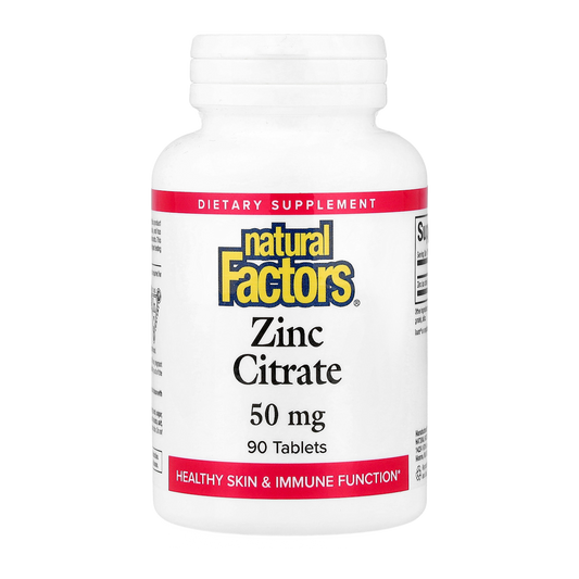 zinc citrate 50mg 90 natural factors