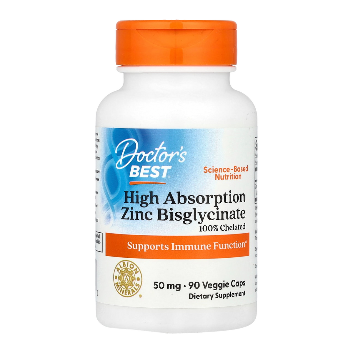 zinc bisglycinate 50mg 90 doctors best