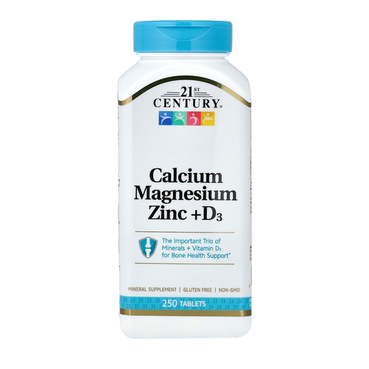 calcium magnesium zinc d3 250 21st century