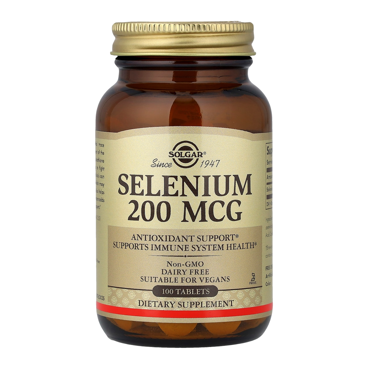 selenium 200mcg 100 solgar selenomethionine