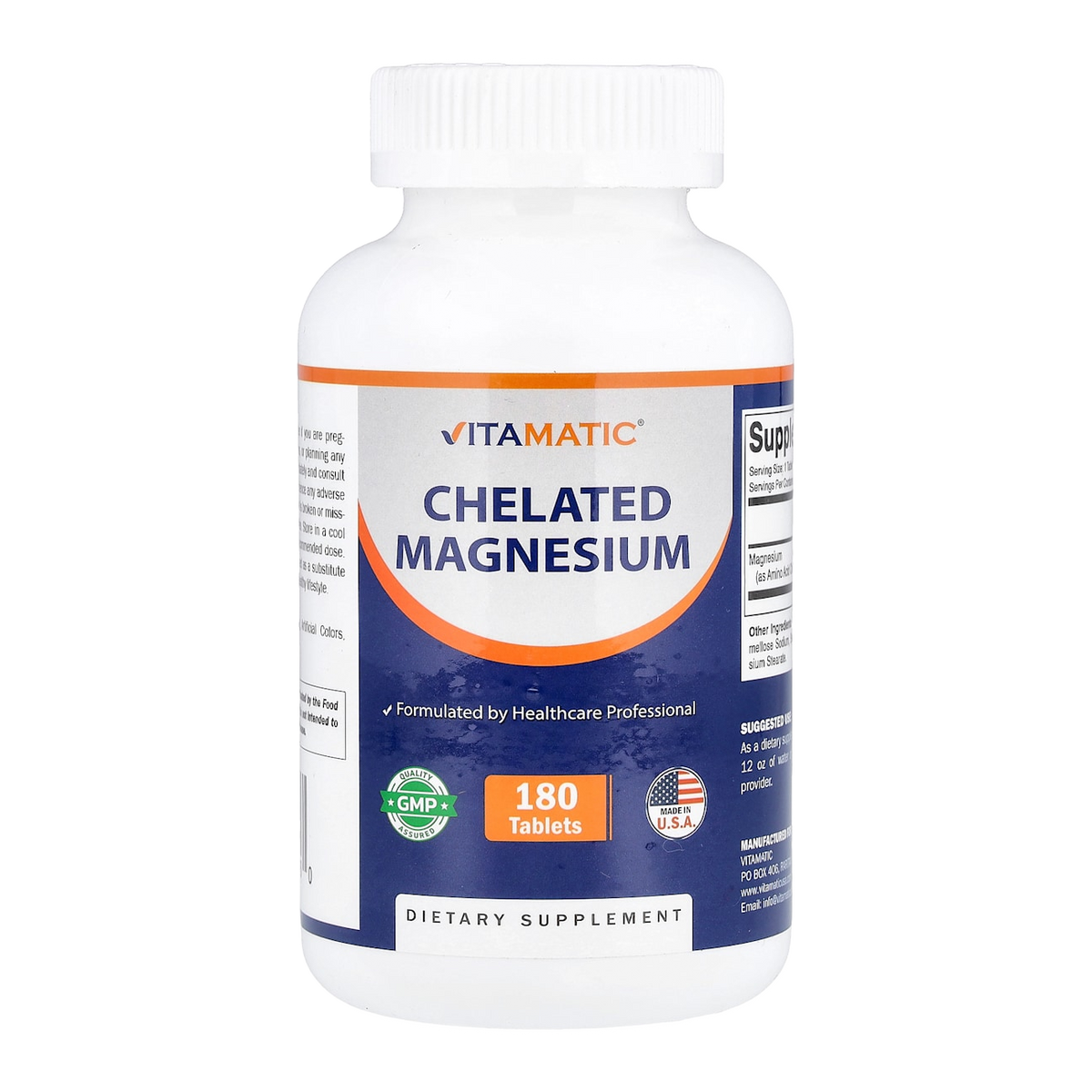 chelated magnesium 300mg 180 vitamatic