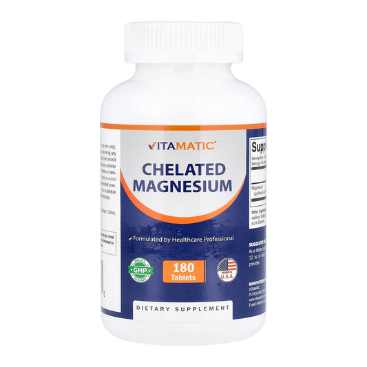 chelated magnesium 300mg 180 vitamatic