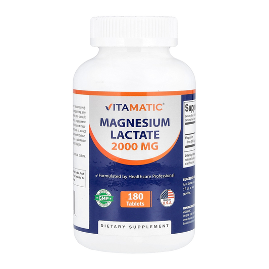 magnesium lactate 2000mg 180 vitamatic