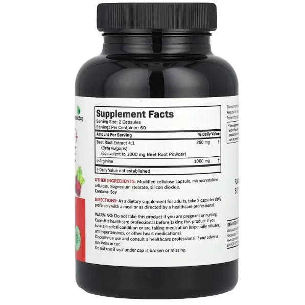 Futurebiotics, Beet Root + L-Arginine, 120 Vegetarian Capsules