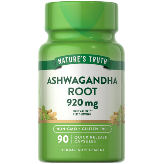 Nature's Truth Ashwagandha Supplement – 920 mg | 90 Capsules