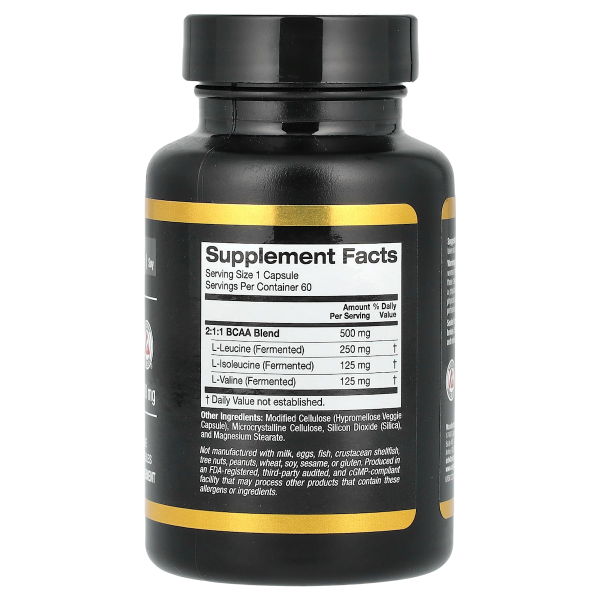 Supplement facts panel