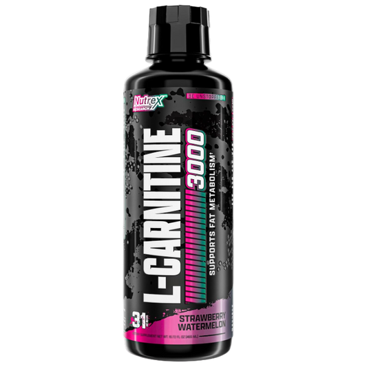 Nutrex Research Liquid Carnitine 3000 – Premium L-Carnitine, Stimulant-Free, 31 Servings | Energy, Metabolism & Performance Support