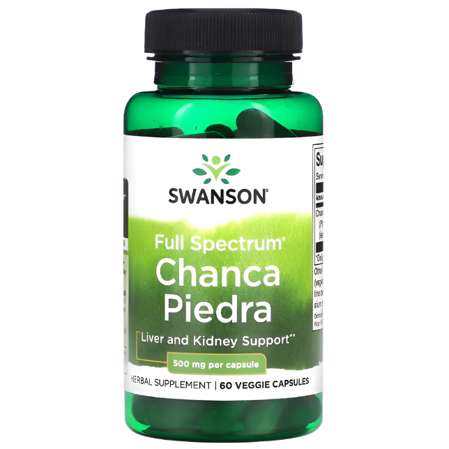Swanson, Full Spectrum® Chanca Piedra, 500 mg, 60 Veggie Capsules