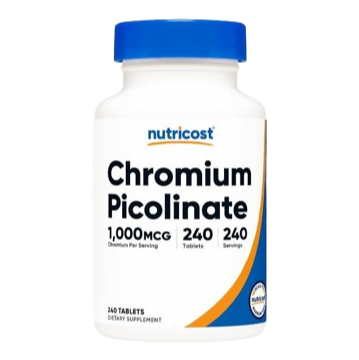 Nutricost Chromium Picolinate 1000mcg, 240 Tablets