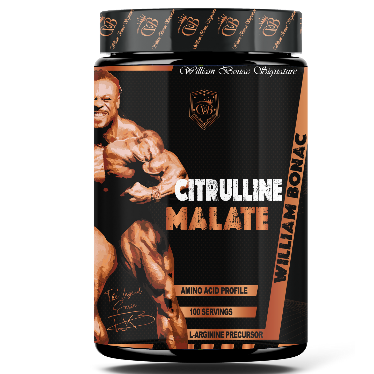 William Bonac The Legend Series Citrulline Malate – 250 g (100 Servings) | Pumps, Endurance & Performance Support