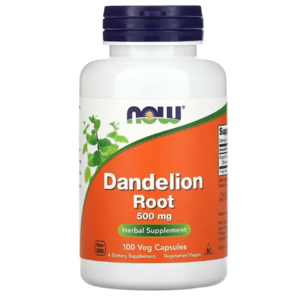 NOW Foods Dandelion Root – 500 mg, 100 Veg Capsules | Liver, Digestive & Detox Support