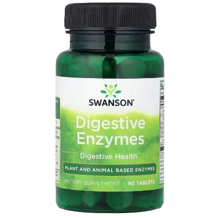 Swanson Digestive Enzymes – 90 Tablets | Digestive Support, Nutrient Absorption & Gut Health
