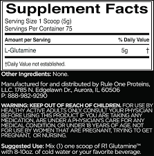 Rule 1 Pure Glutamine - 400 g