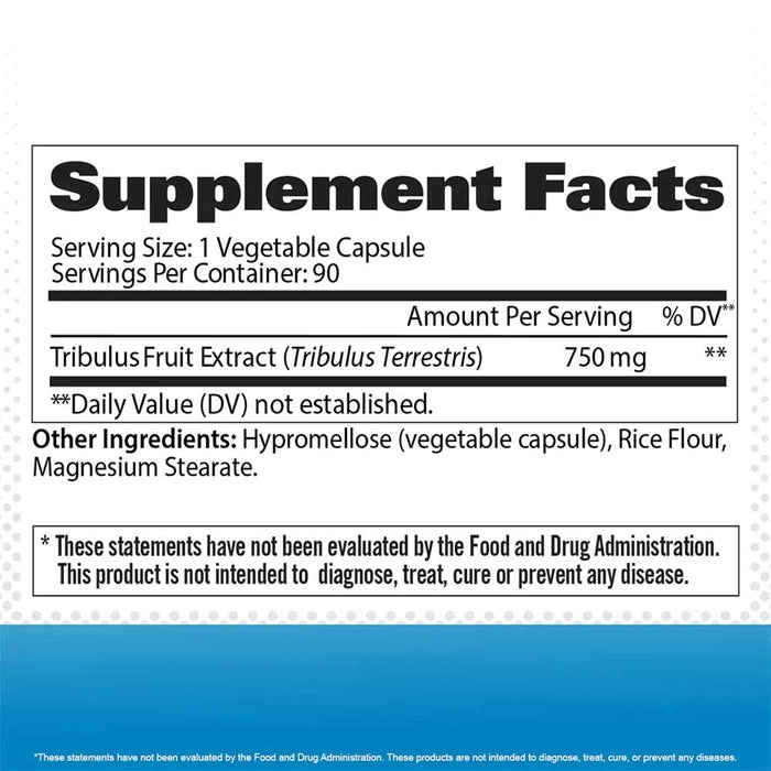 GAT Sports Tibulus Terrestris, 750mg 90 Servings