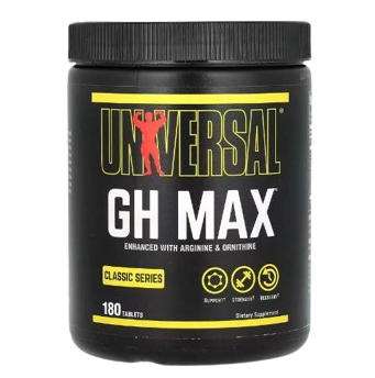 Universal Nutrition GH Max, Maximum Testosterone Booster,180 Tablets, 30 Servings