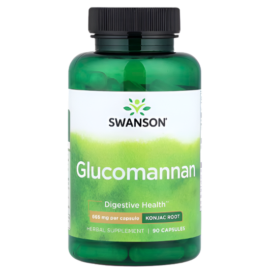Swanson Glucomannan 665 mg – 90 Capsules