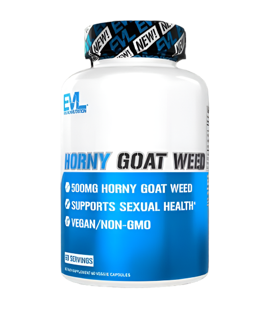 EVL Horny Goat Weed for, Energy and Stamina Support, Male Libido Booster, 60 Servings