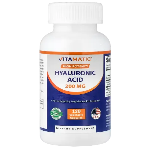 Vitamatic High Potency Hyaluronic Acid (120 Vegetable Capsules)