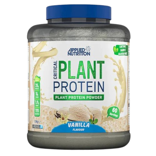 Applied Nutrition Critical Plant Protein – 1.8 KG (60 Servings) | Vegan Protein Powder for Muscle Recovery & Nutrition