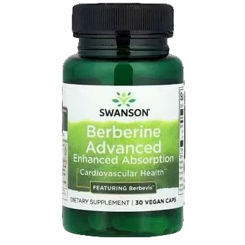 Swanson Vitamins Berbevis Berberine 550mg (30 Vegan Capsules)