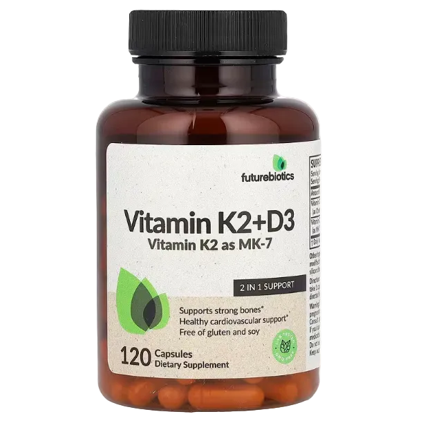 Futurebiotics Vitamin K2 + D3 120 Capsules
