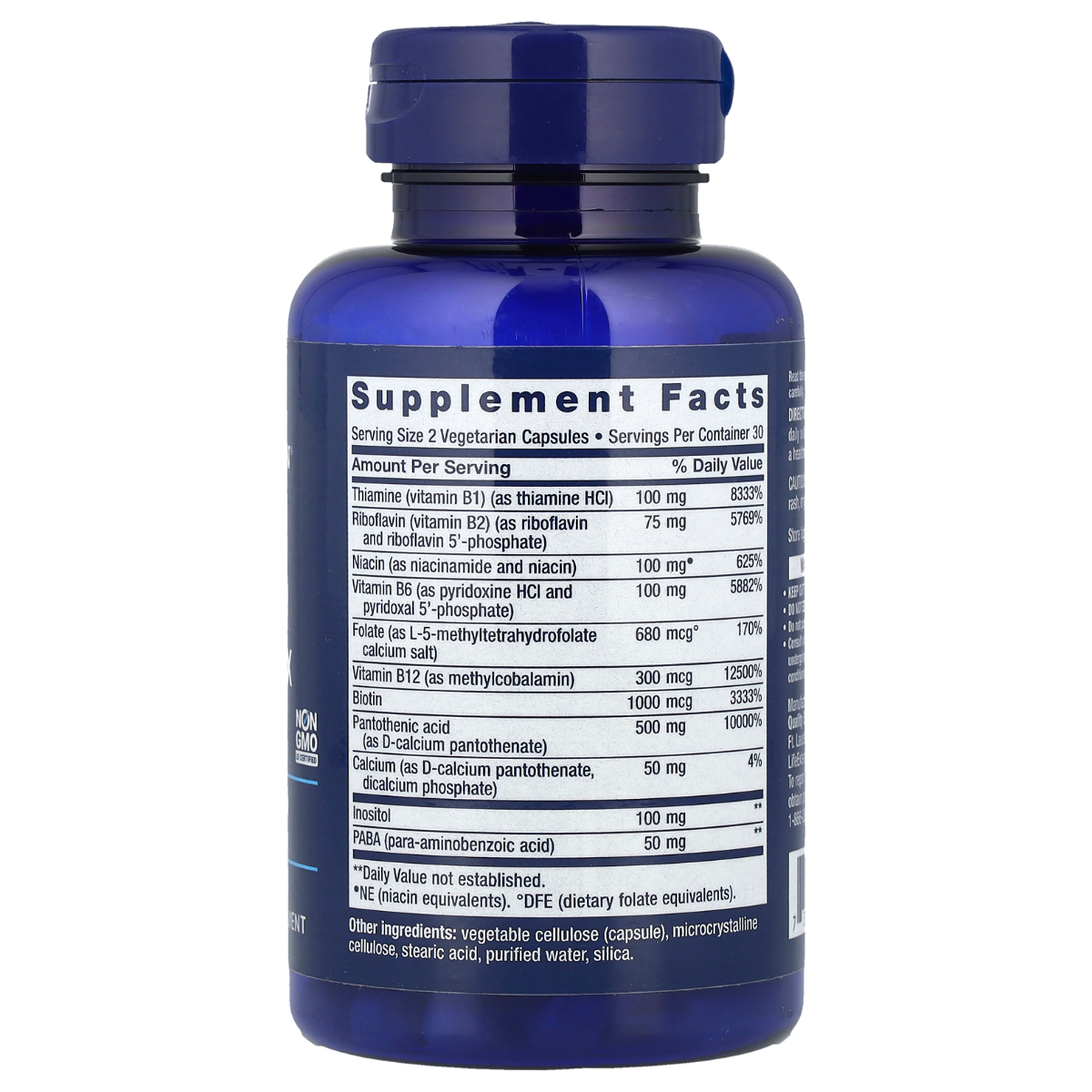 Life Extension BioActive Complete B-Complex (60 Vegetarian Capsules) – photo 2