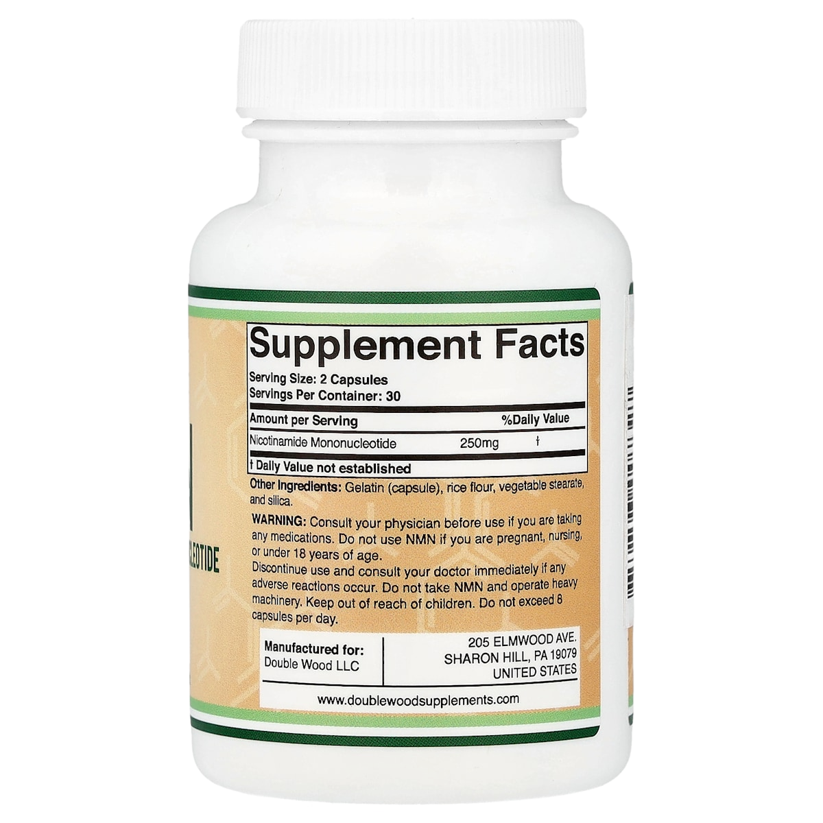 Supplement facts panel