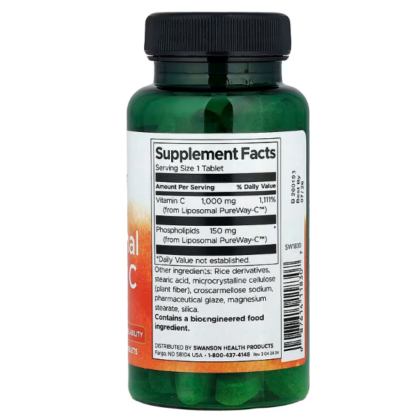 Swanson Liposomal Vitamin C – 60 Tablets