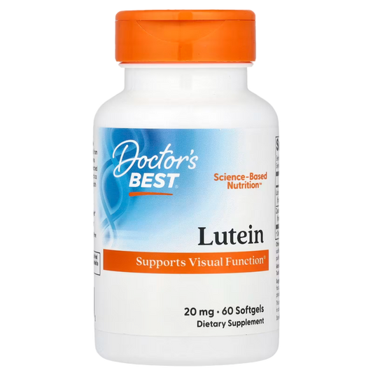 Doctor's Best, Lutein , 20 mg, 60 Softgels