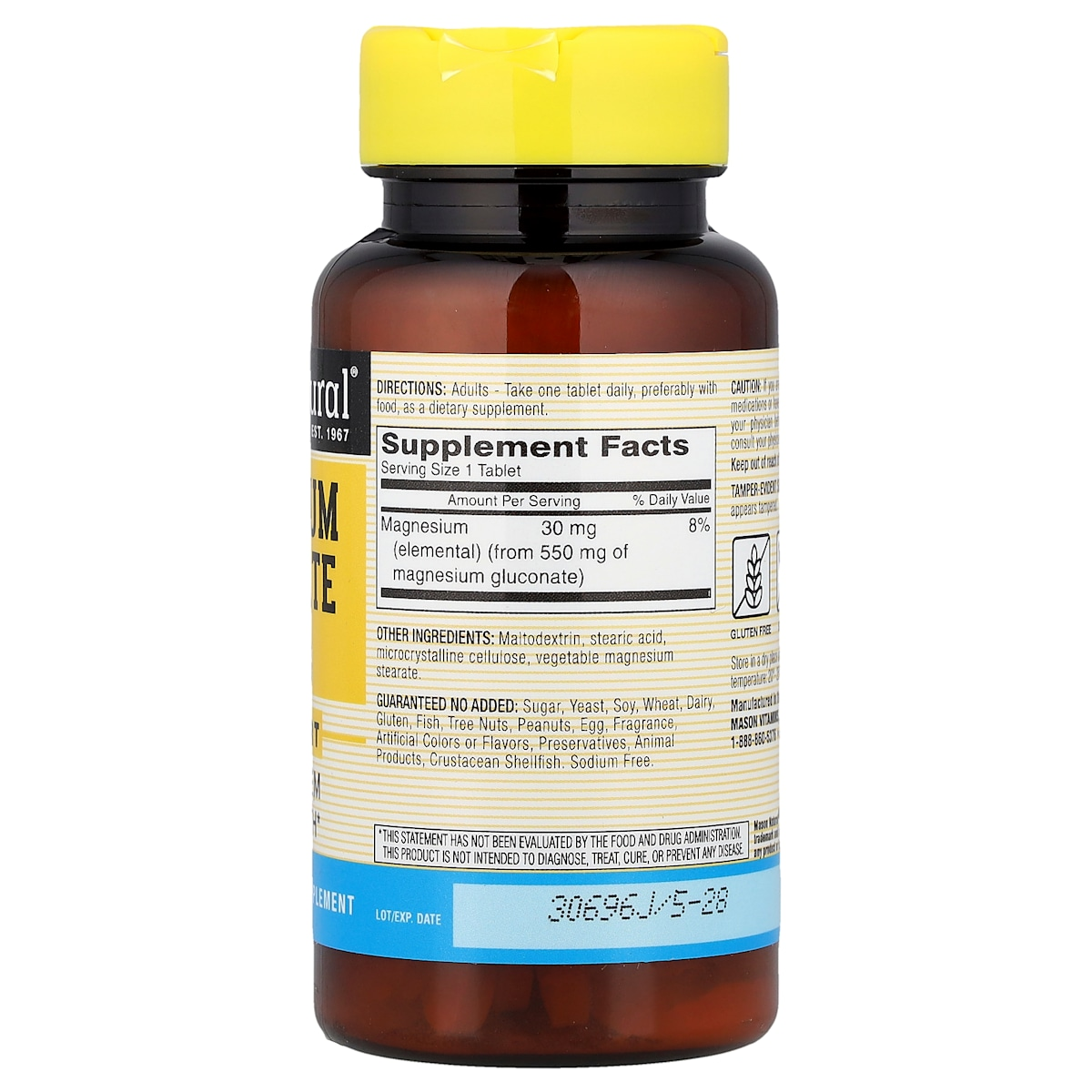 Supplement facts panel