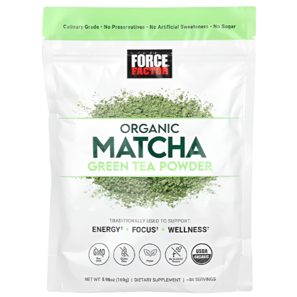 Force Factor, Organic Matcha Green Tea Powder, 5.96 oz (169 g)