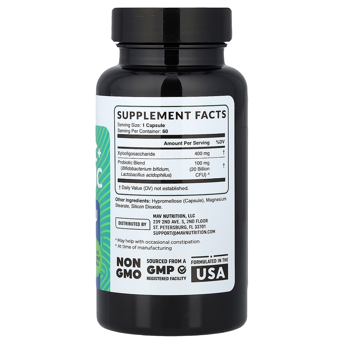 Supplement facts panel