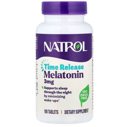 Natrol, Melatonin, Time Release, 100 Tablets
