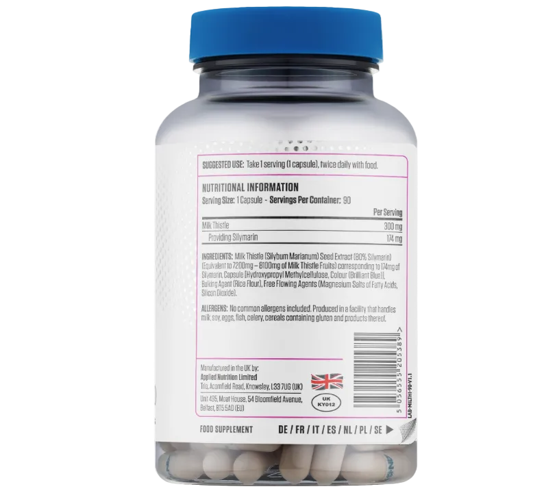 Applied Nutrition Milk Thistle 90 Servings