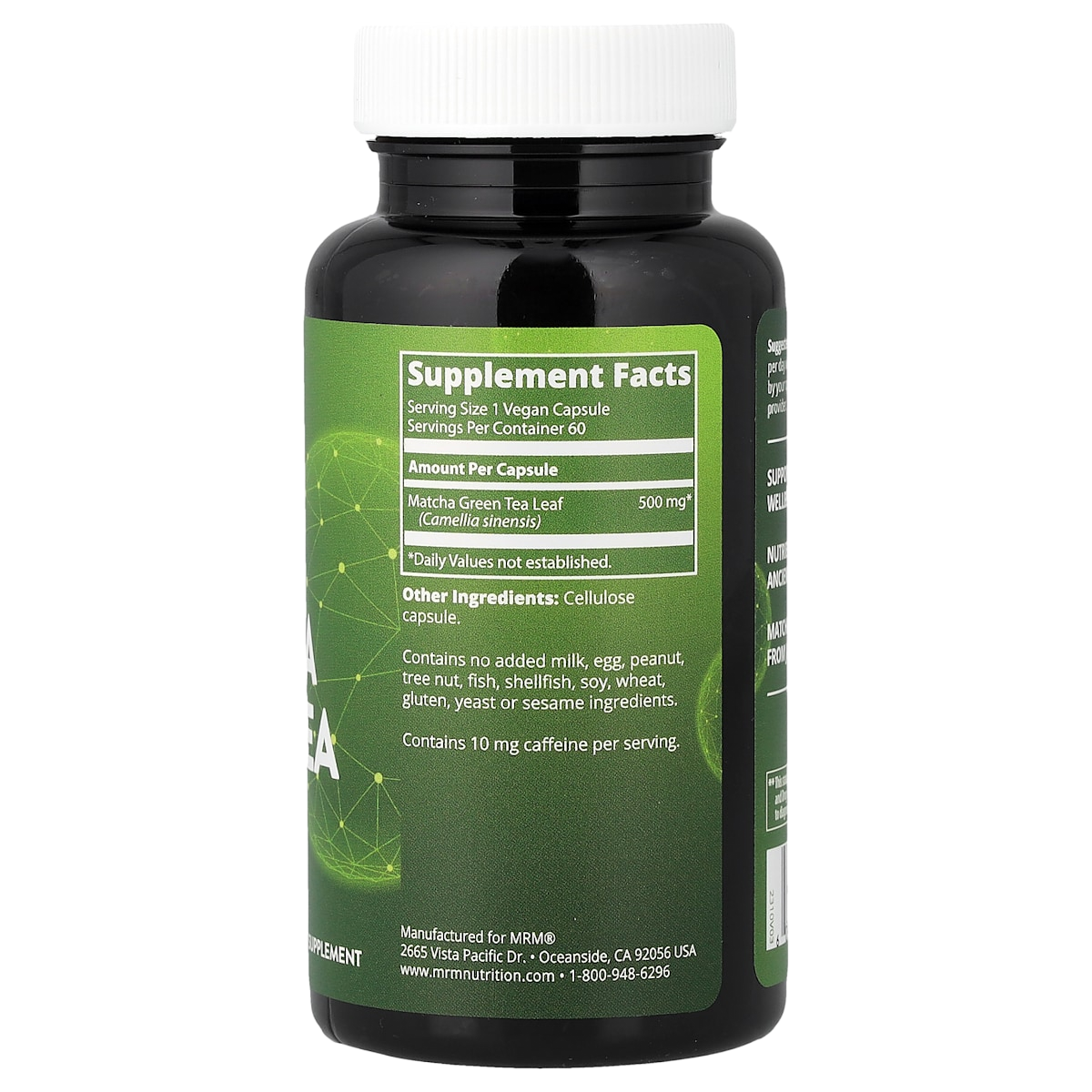 Supplement facts panel