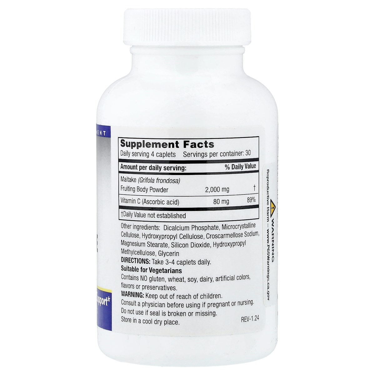 Supplement facts panel