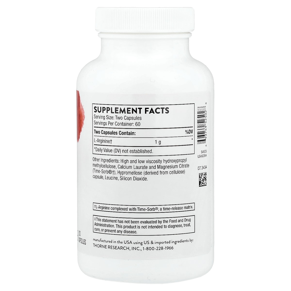 Supplement facts panel