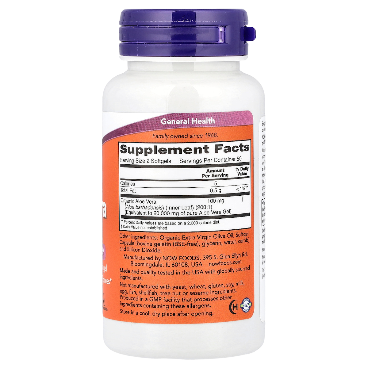 Supplement facts panel