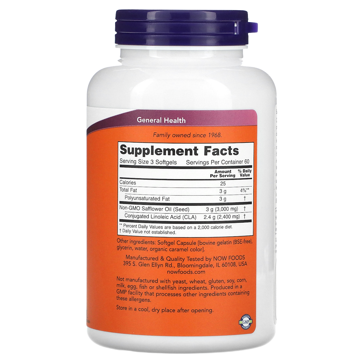 Supplement facts panel