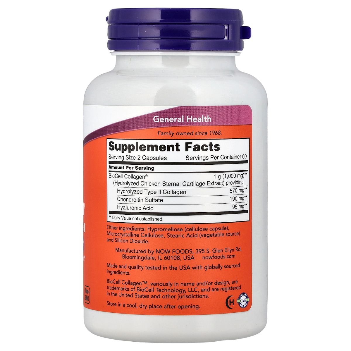 Supplement facts panel