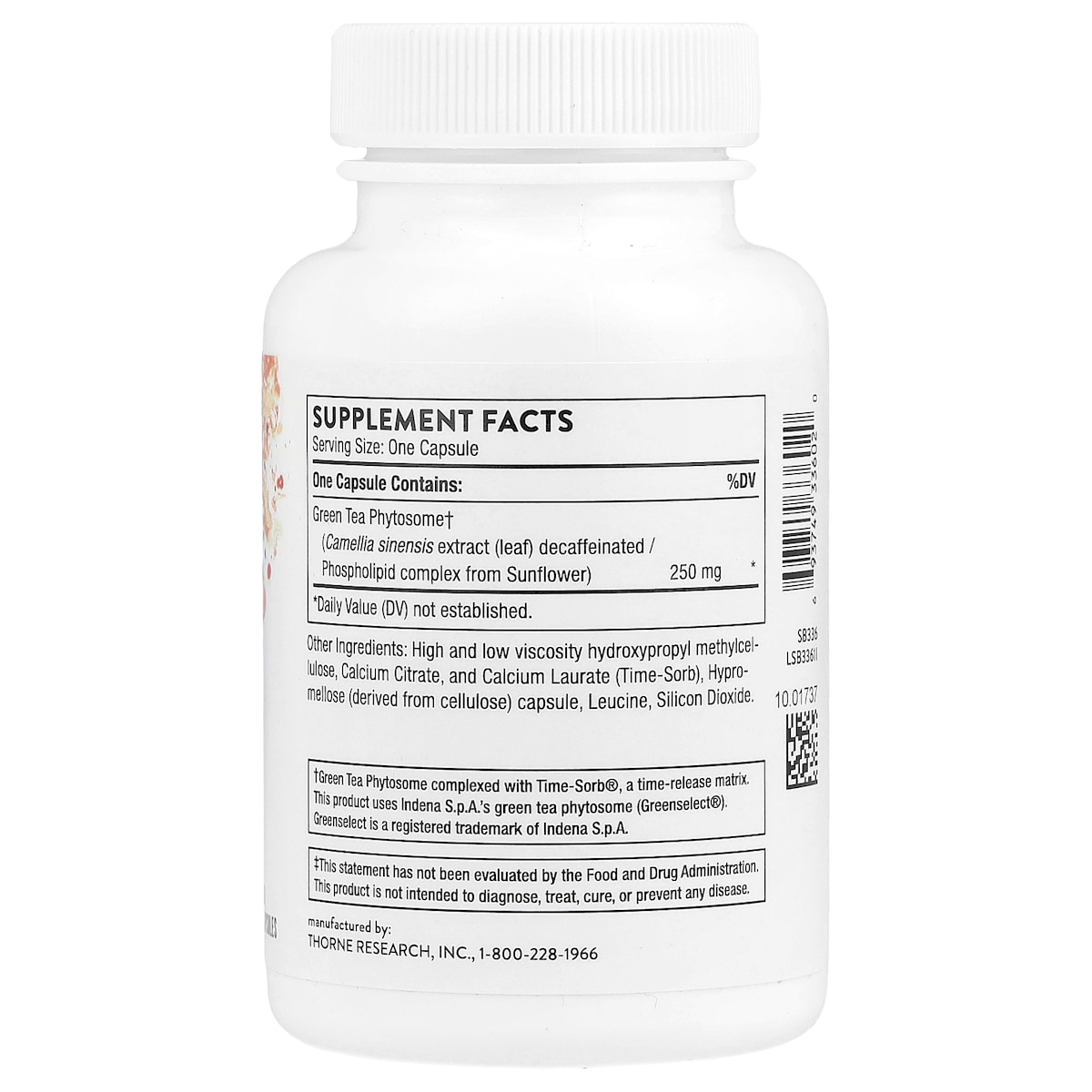 Supplement facts panel