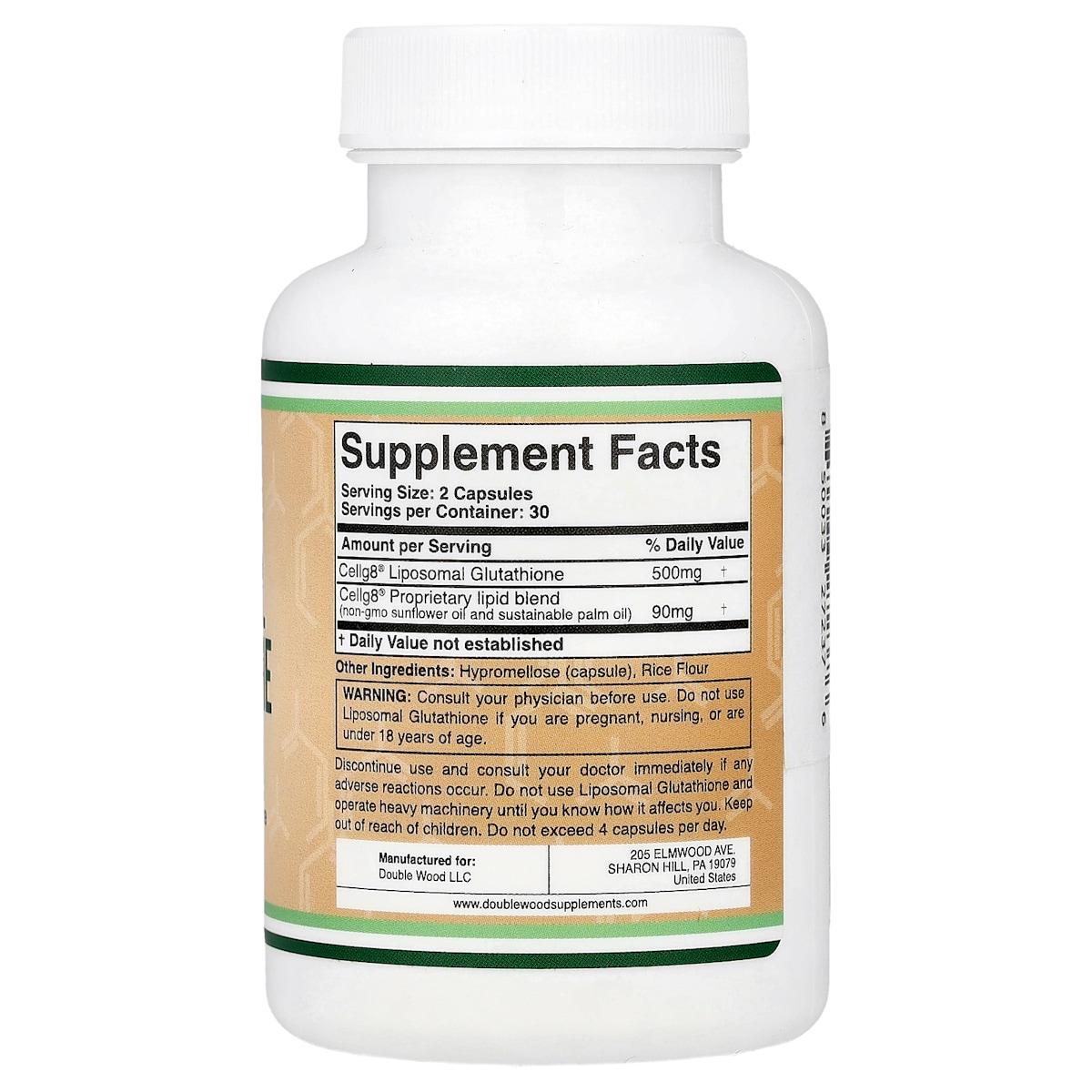 Supplement facts panel