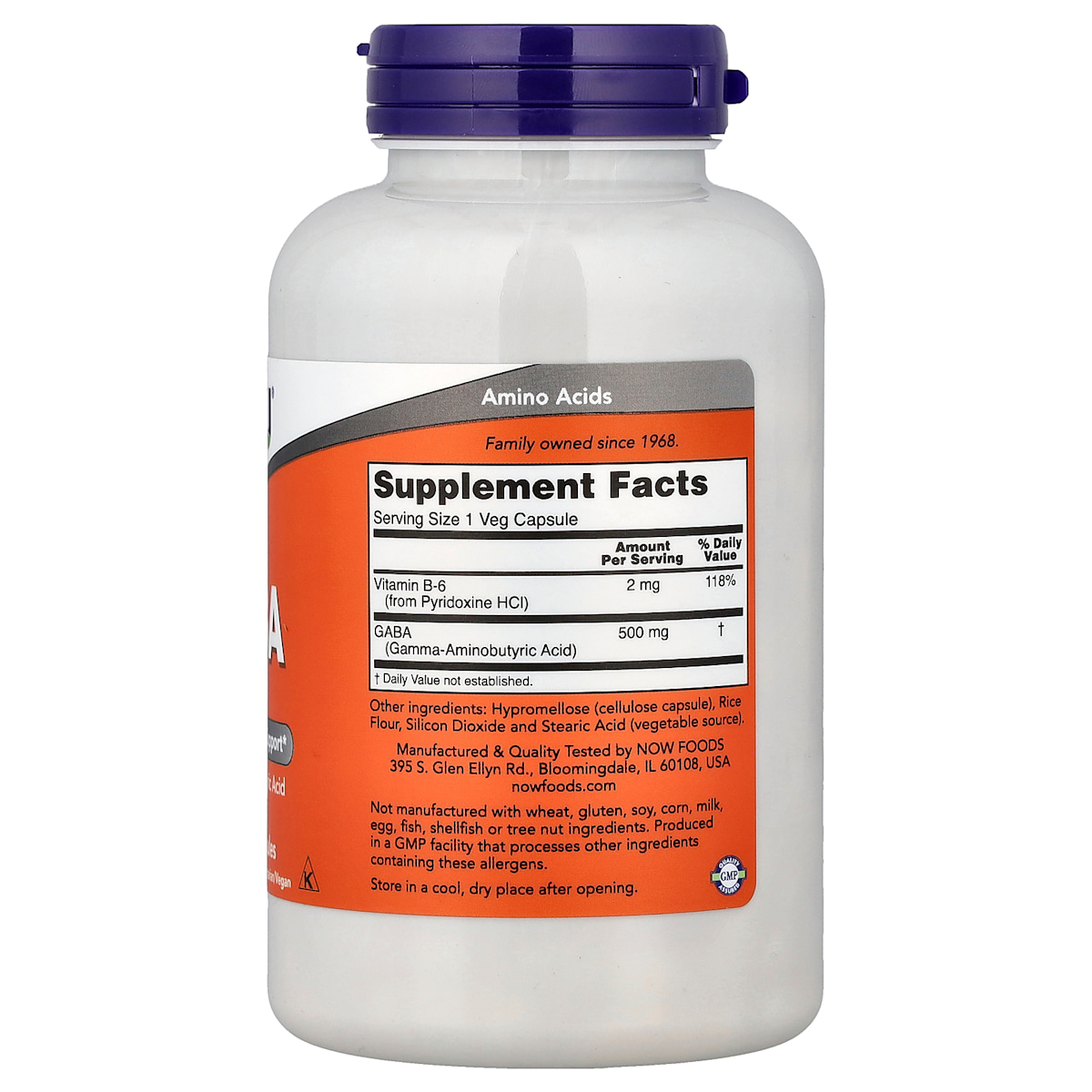 Supplement facts panel
