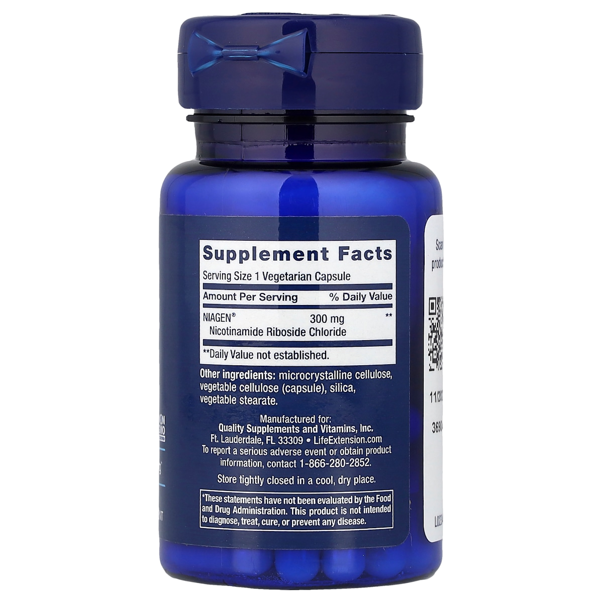 Supplement facts panel