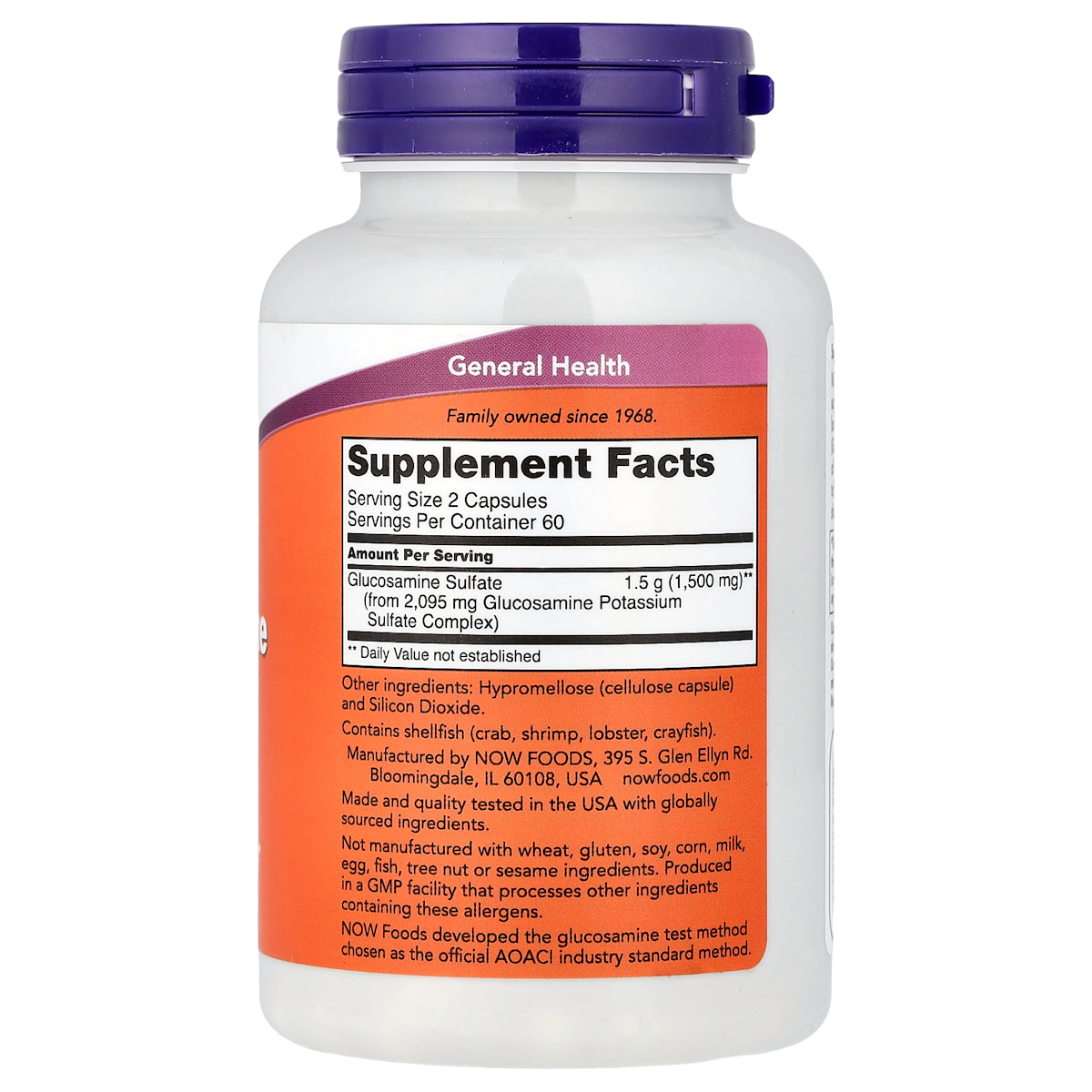 Supplement facts panel