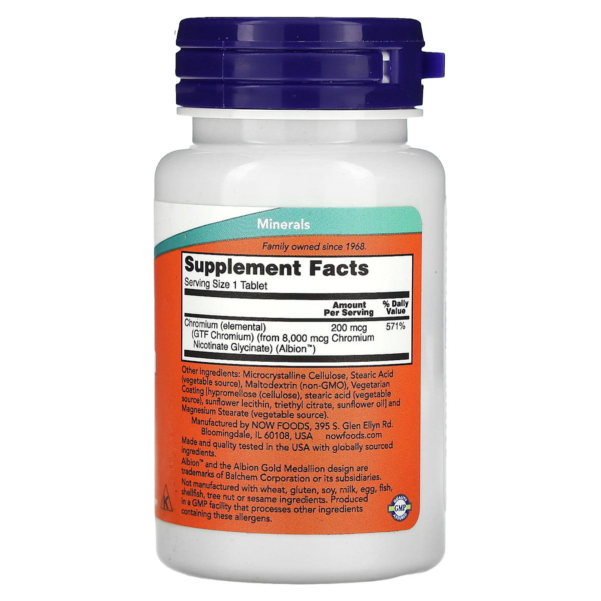 Supplement facts panel