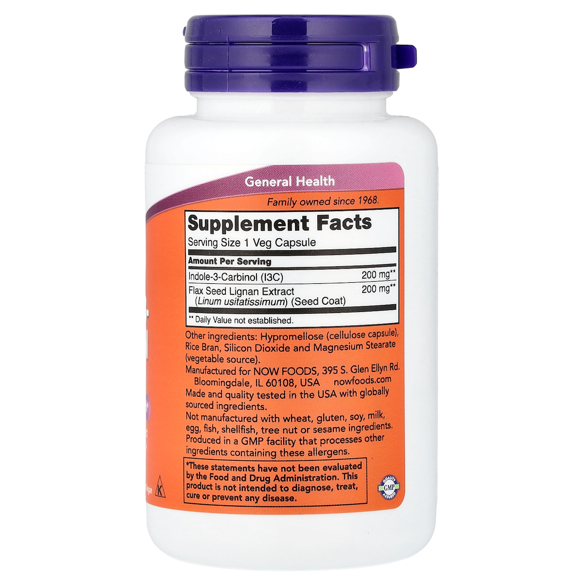 Supplement facts panel